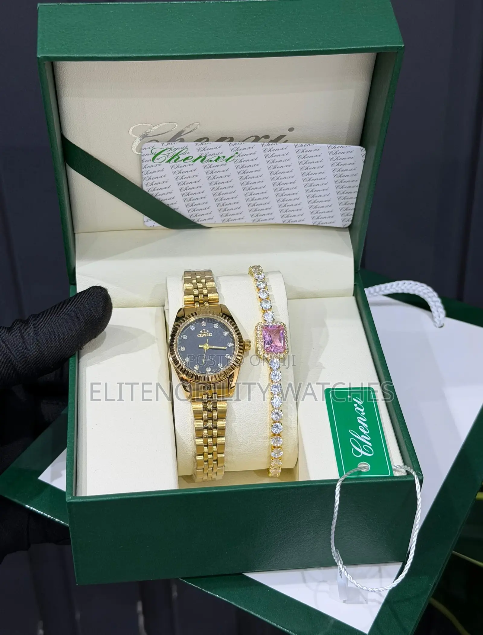 Luxury Chenxi Female Watch Gift Set || Pay on Delivery Lagos Only