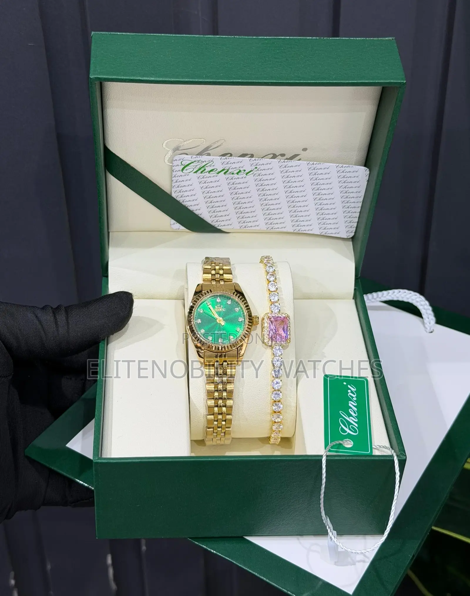 Luxury Chenxi Female Watch Gift Set || Pay on Delivery Lagos Only
