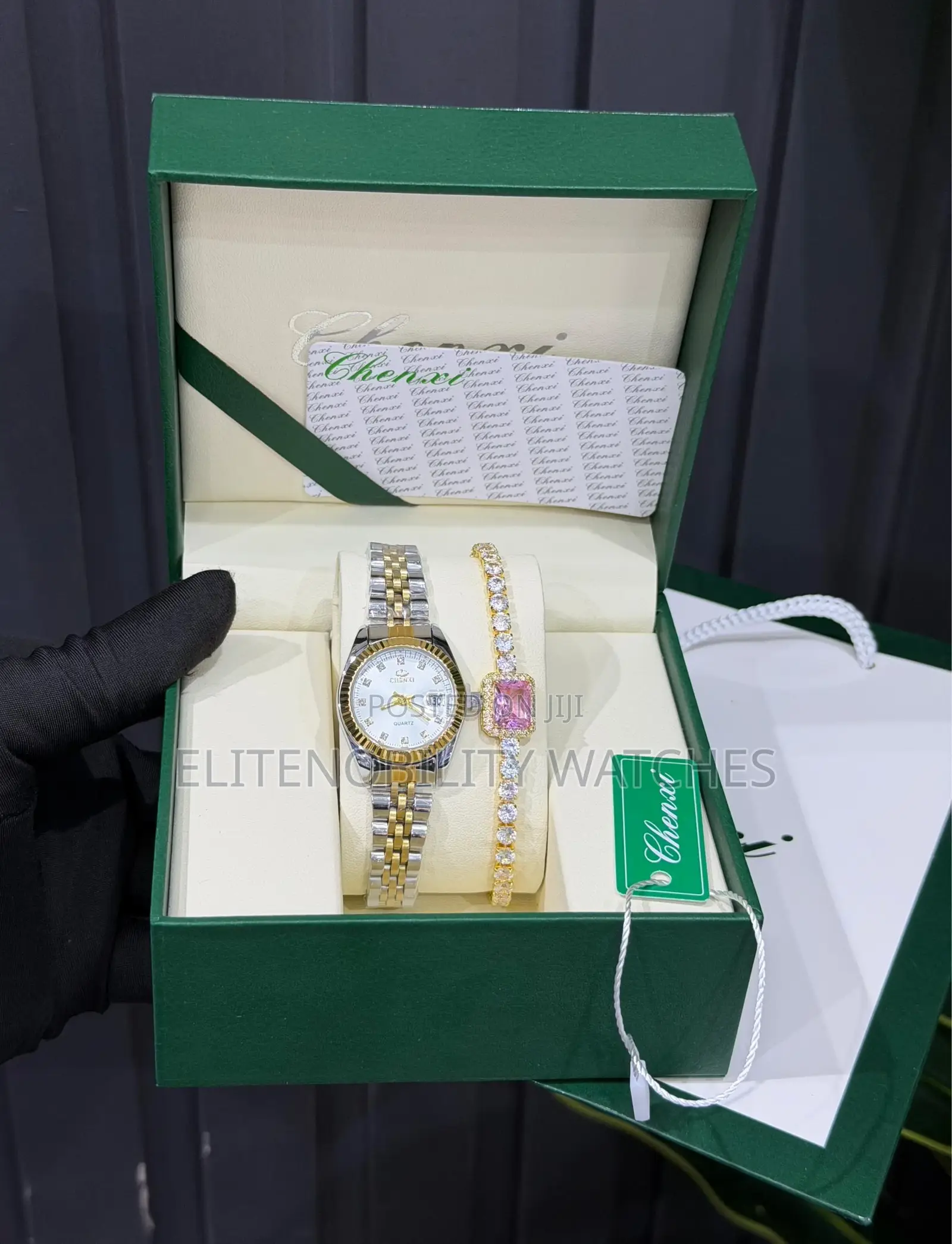 Luxury Chenxi Female Watch Gift Set || Pay on Delivery Lagos Only
