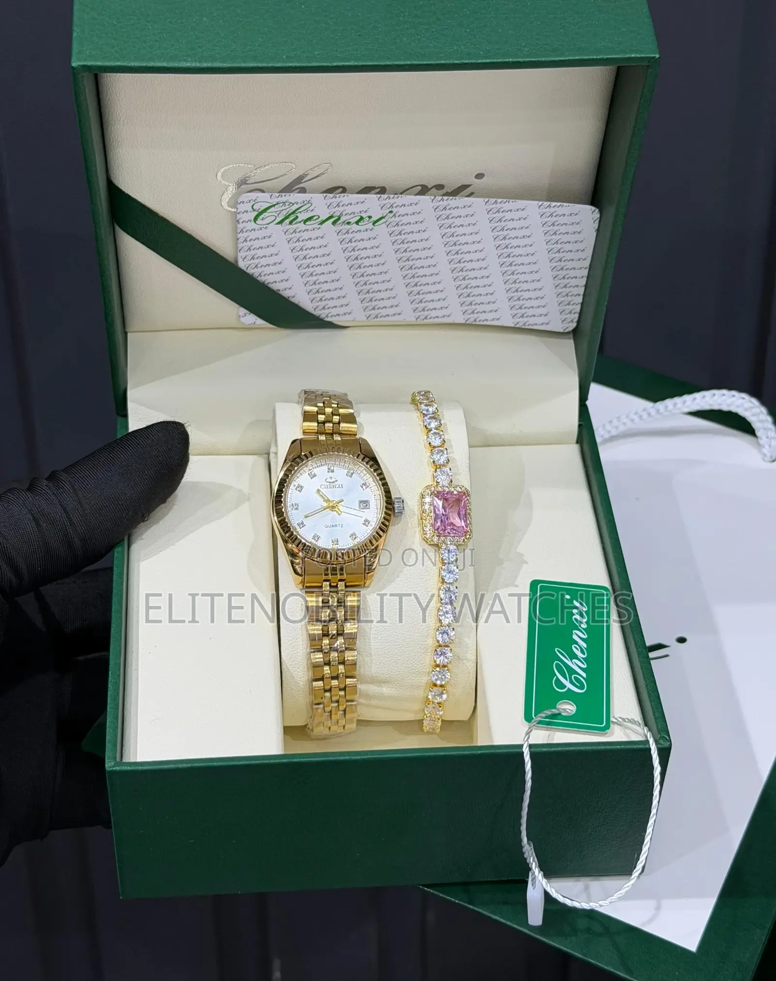 Luxury Chenxi Female Watch Gift Set || Pay on Delivery Lagos Only