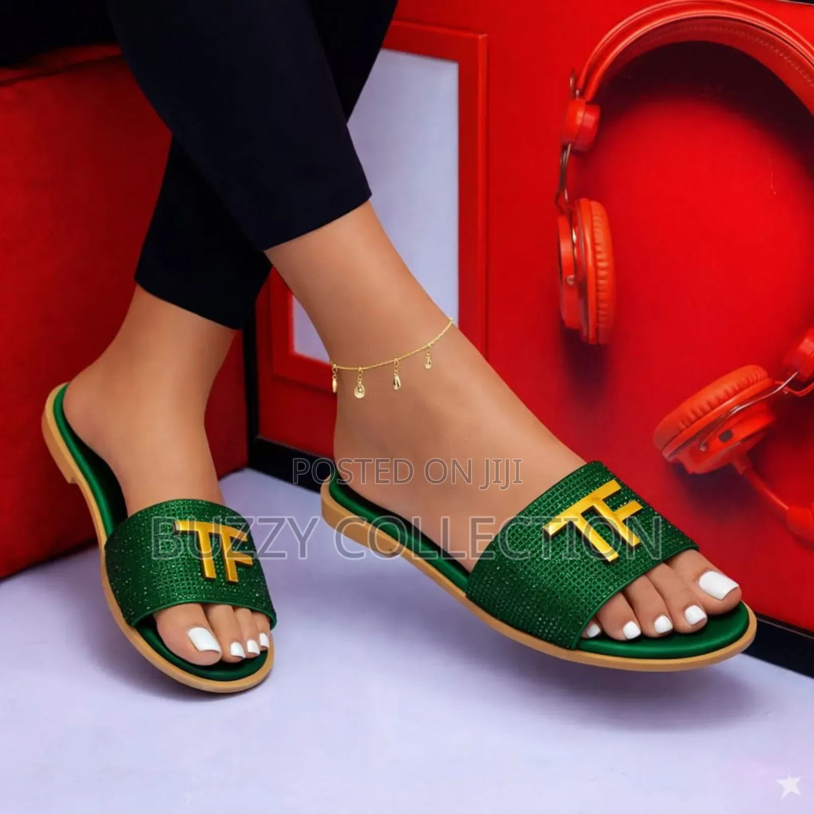 High Quality Luxury Tomford Flat Slippers