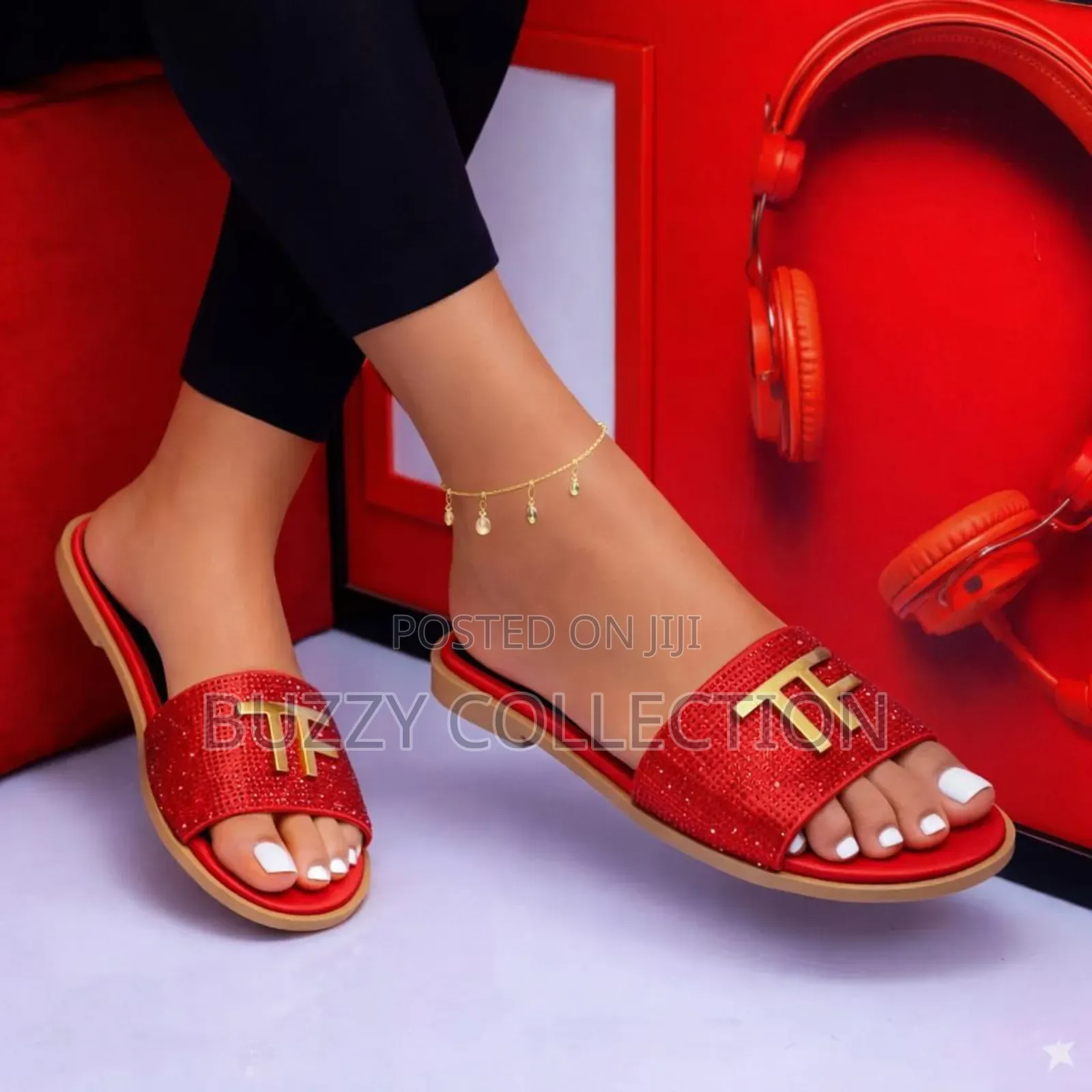 High Quality Luxury Tomford Flat Slippers