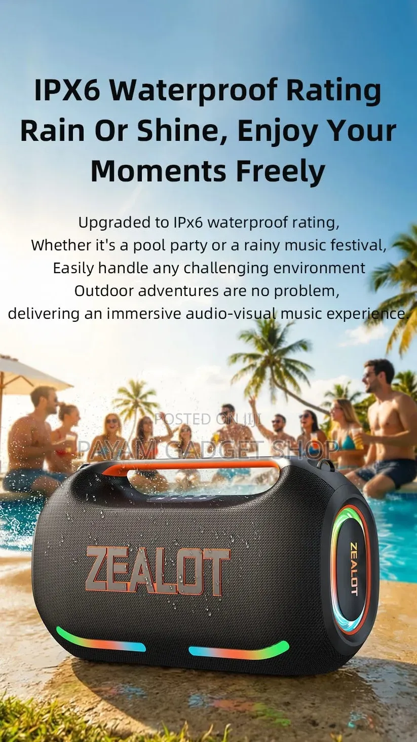 Zealot Ze41 250w Bluetooth Speaker Camo