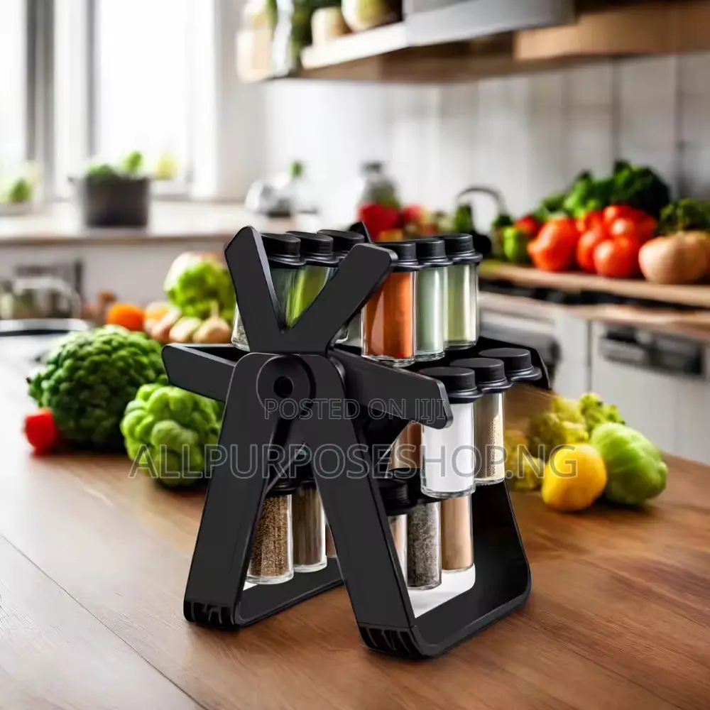 18 Jar Rotating Spice Rack
