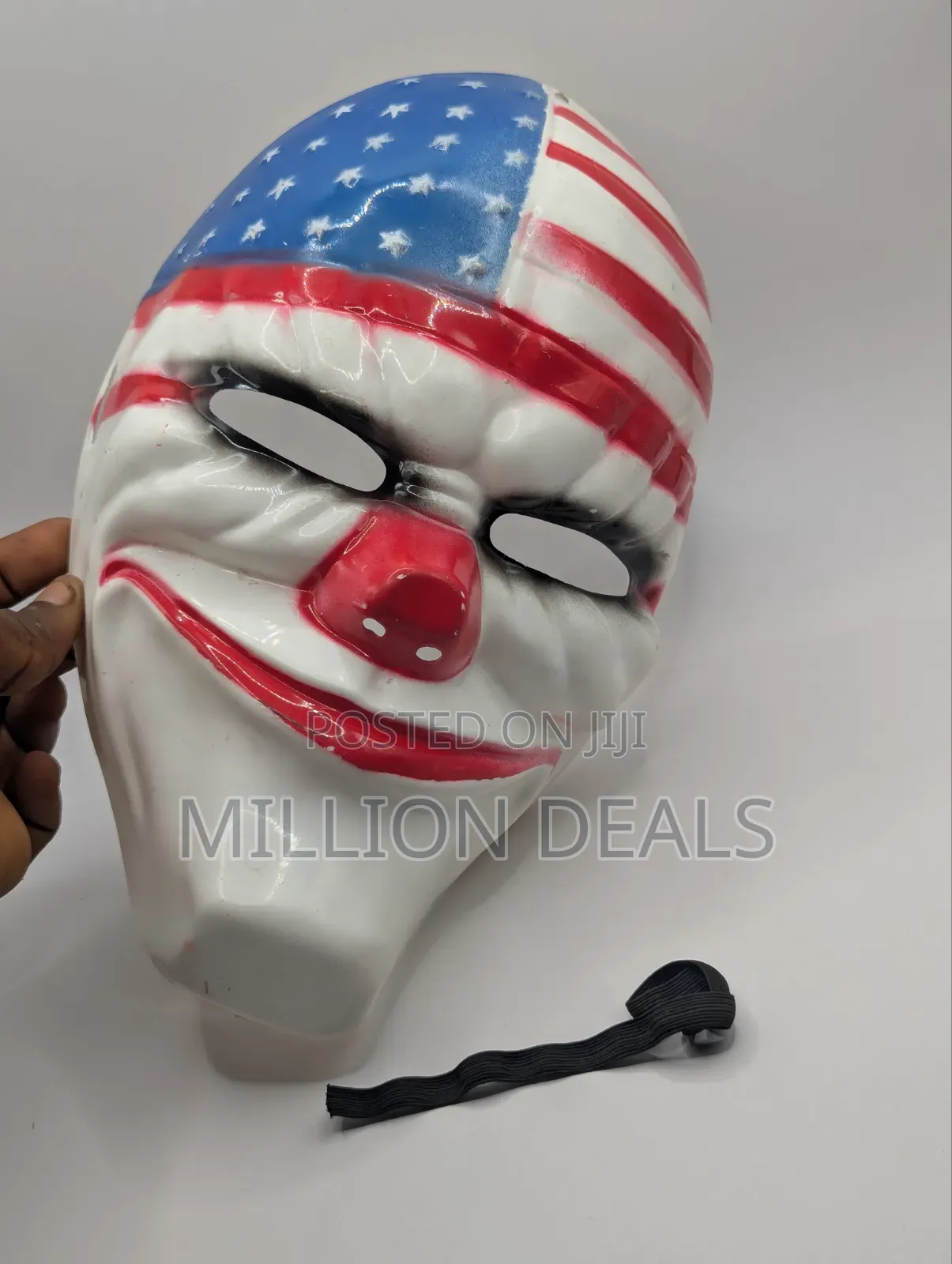 Classic Ski Plastic Men's Face Prank Party Mask