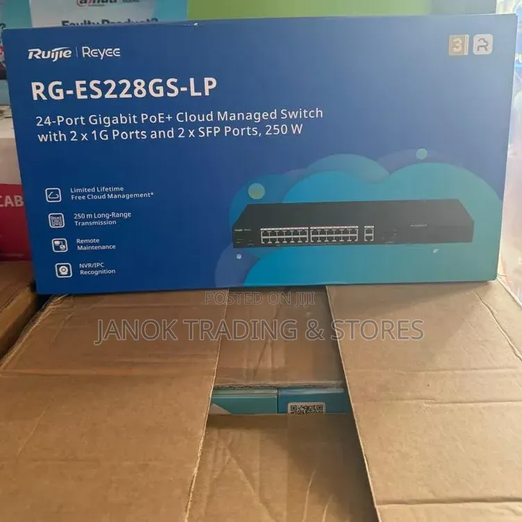 Ruijie Networks Rg-Es228gs-Lp 28-Port Gigabit Cloud-Managed Switch