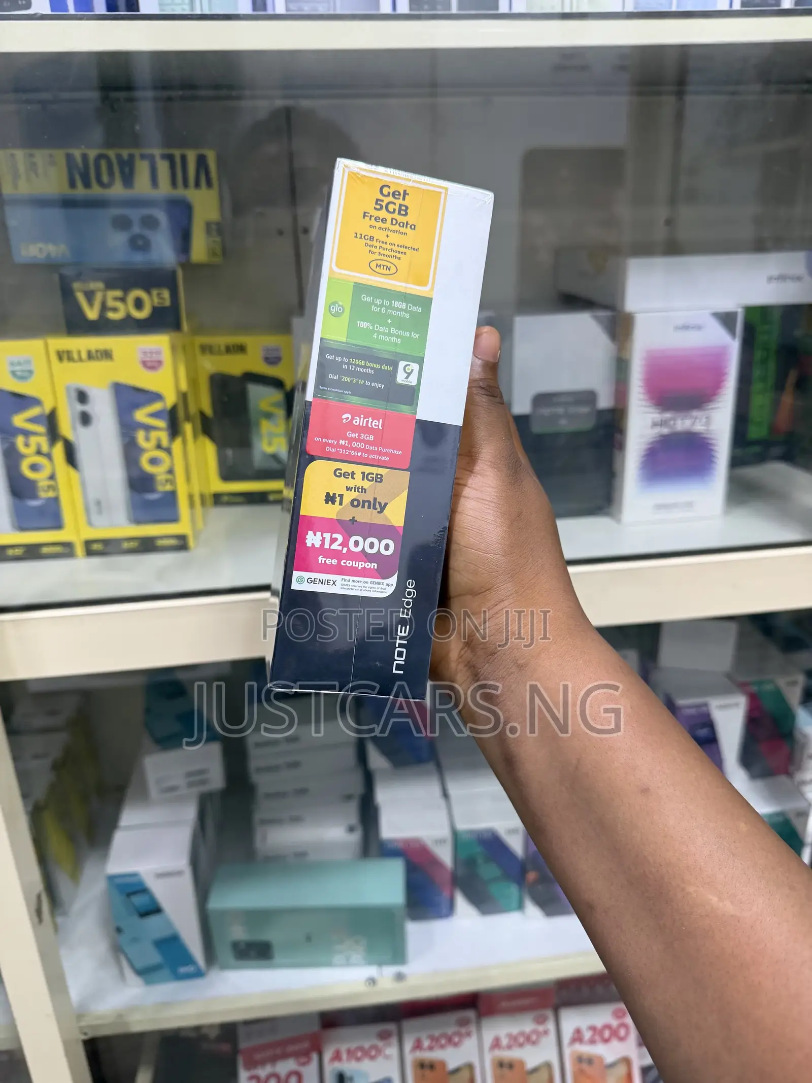 New Infinix Note Edge 256 GB Black