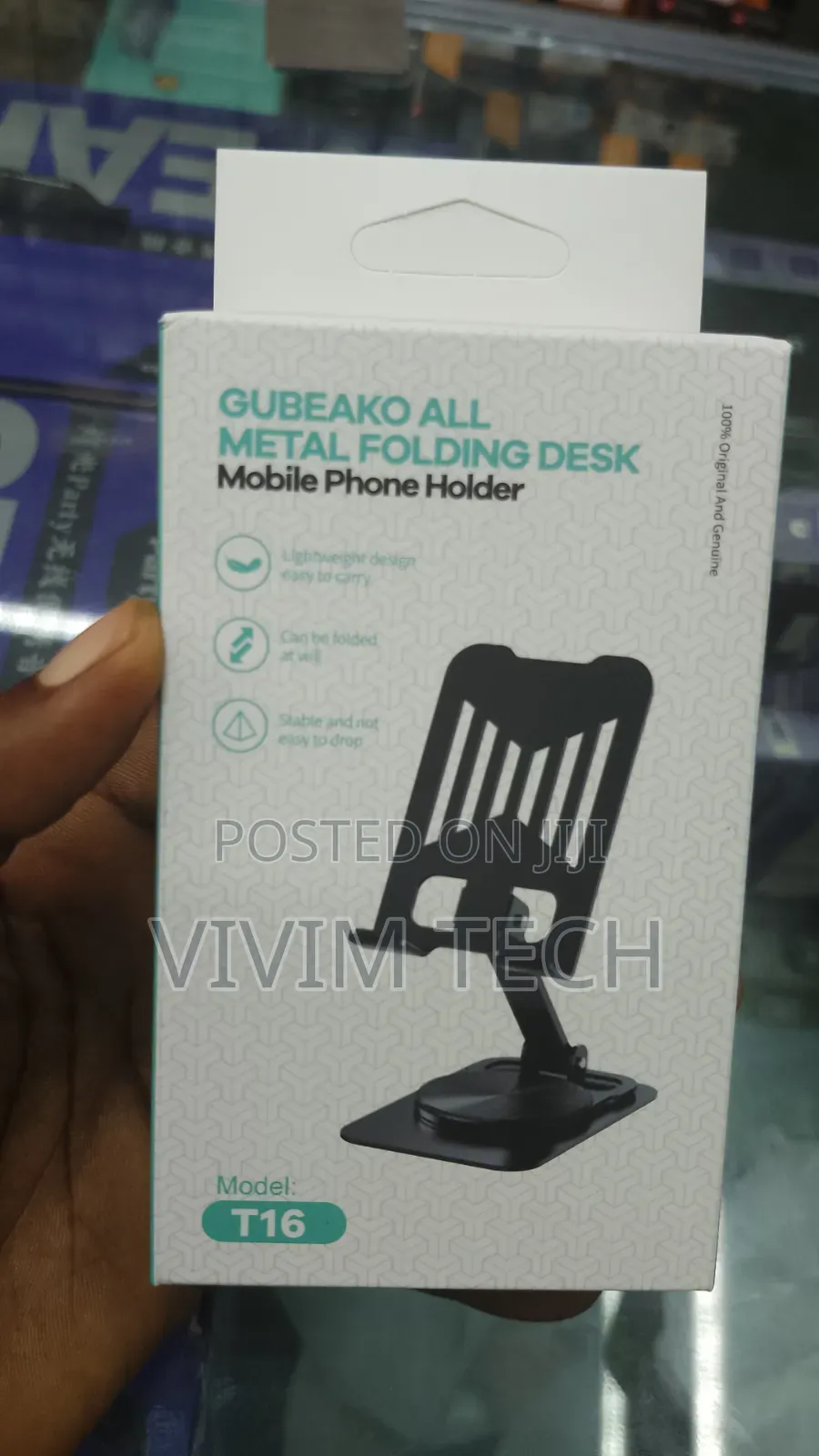 T16 Gubeako All Metal Folding Phone Stand