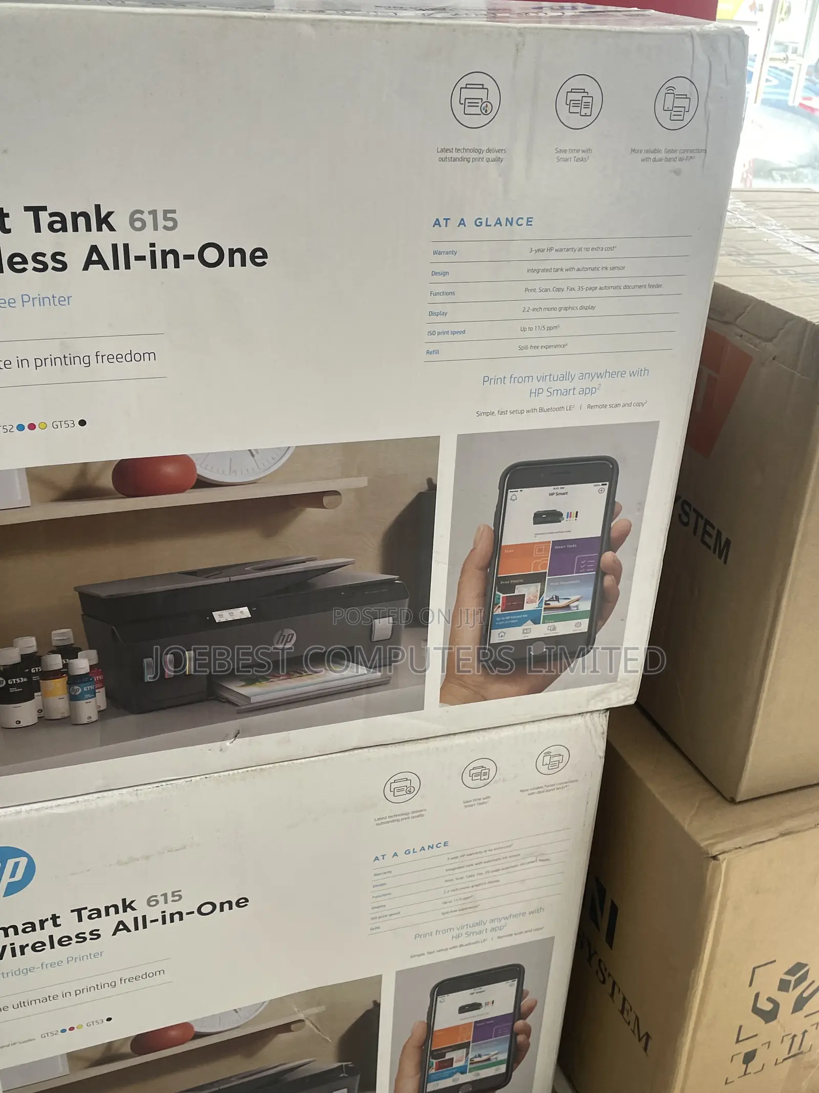 Hp Smart Tank 615 Wireless All in One