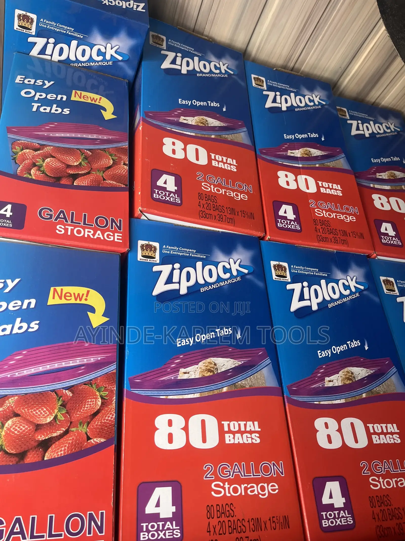 Zip Locks Bags (Big , Medium and Small) Per Bag