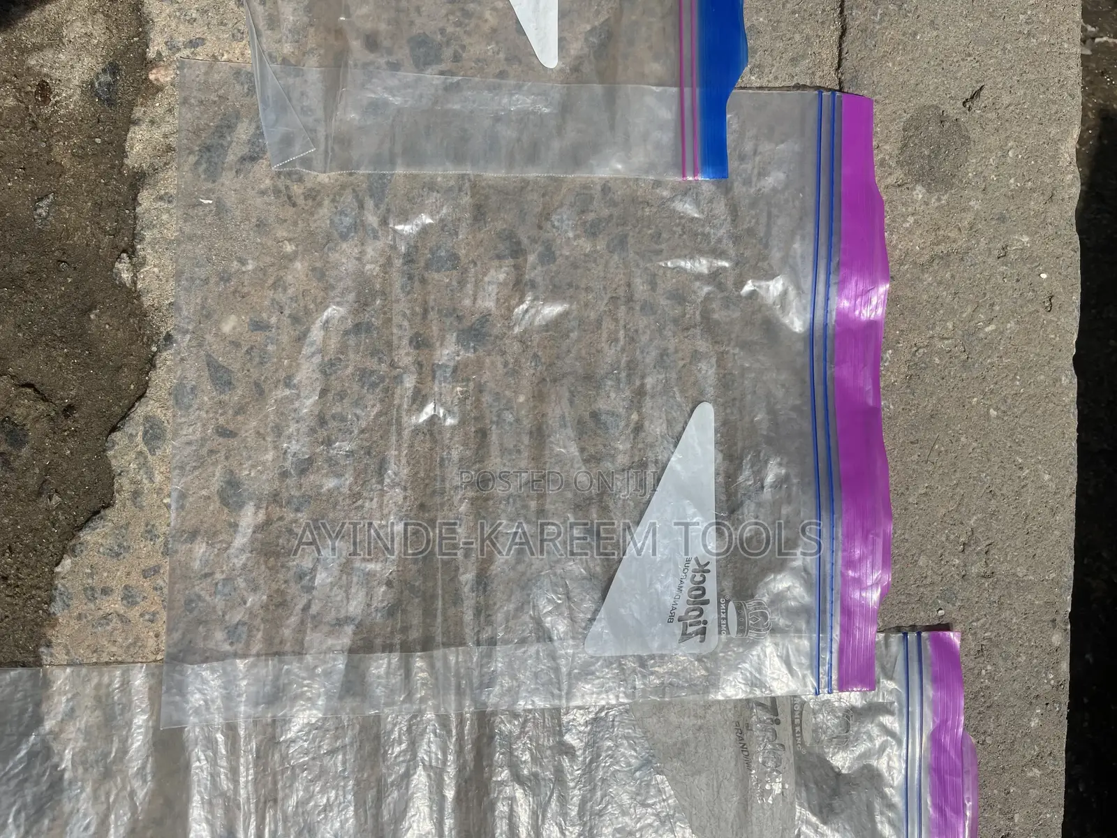 Zip Locks Bags (Big , Medium and Small) Per Bag