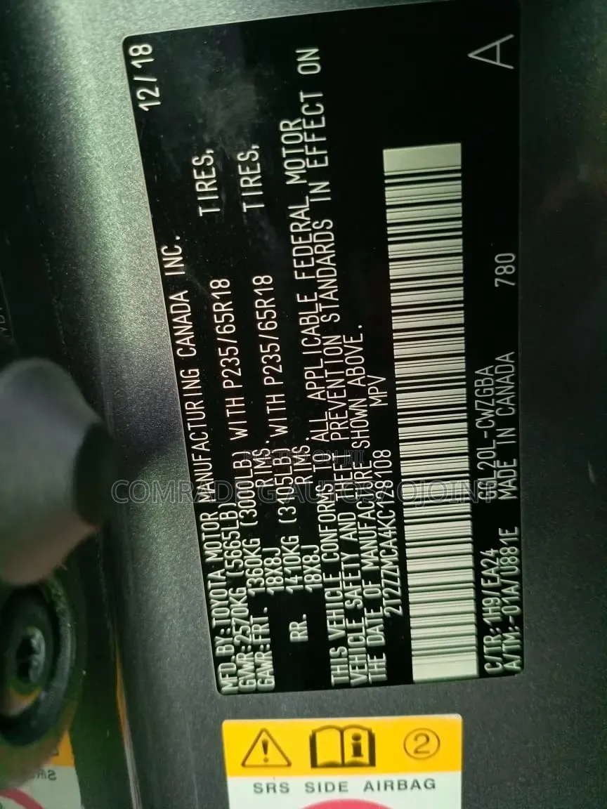 Lexus RX 350 FWD 2019 Gray