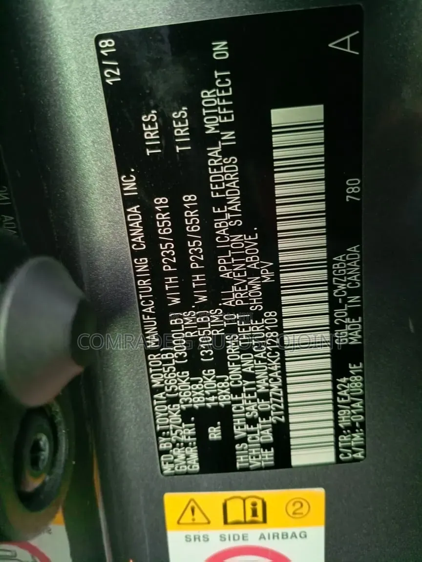 Lexus RX 350 FWD 2019 Gray