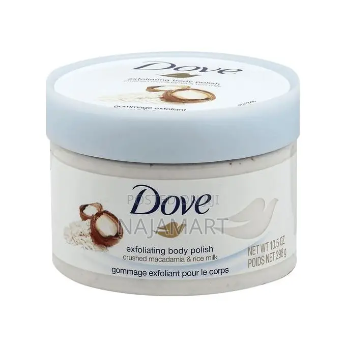 Dove Exfoliating Body Polish Macadamia Rice Milk 225ml