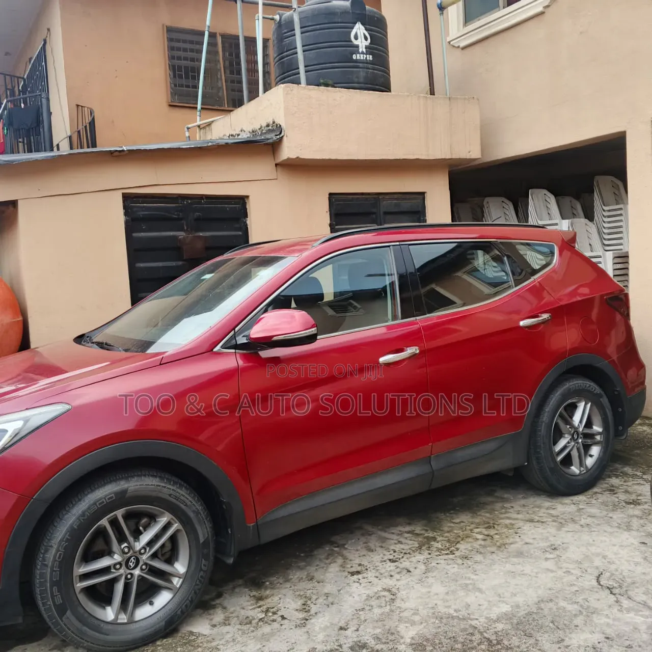 Hyundai Santa Fe 2018 Red