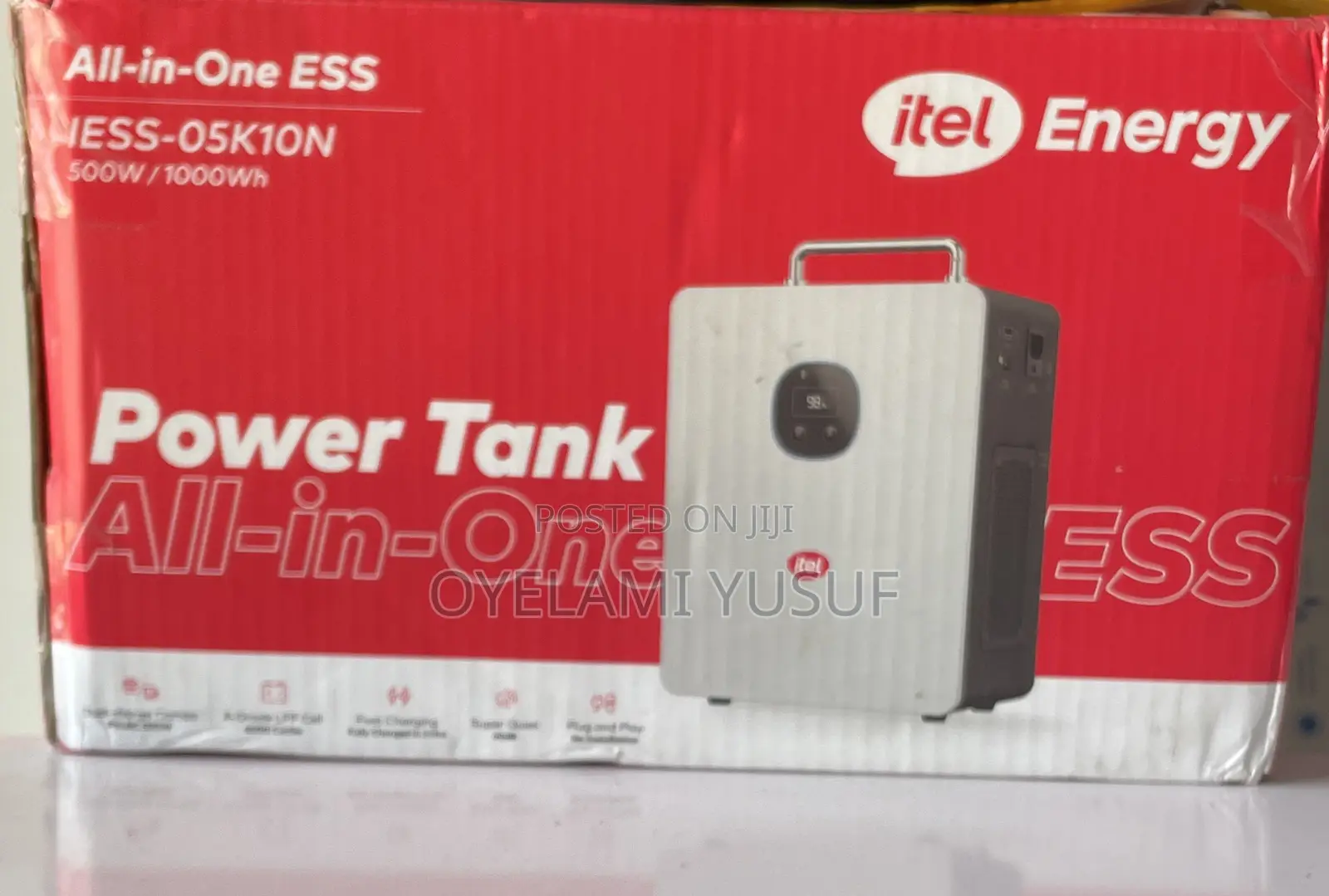Itel 500w /1kwh Generator With 450 Watts Solar Panel