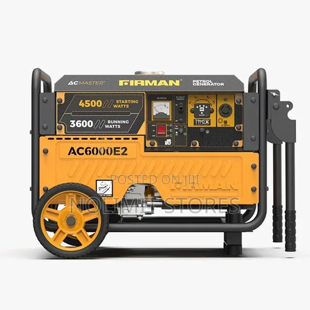 Firman 4.5kva Key Starter Generator With Timer Ac Master - Ac6000e2