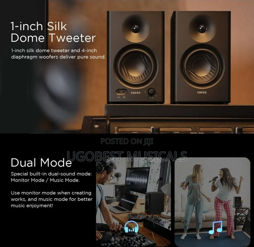 Edifier Mr4 Powered Studio Monitor Speakers