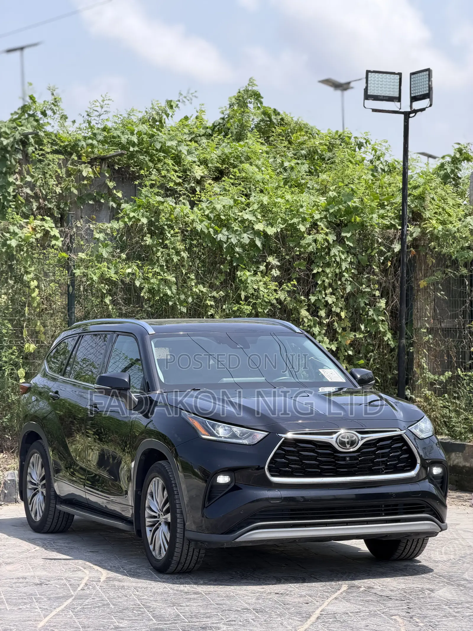Toyota Highlander Platinum 2021 Black