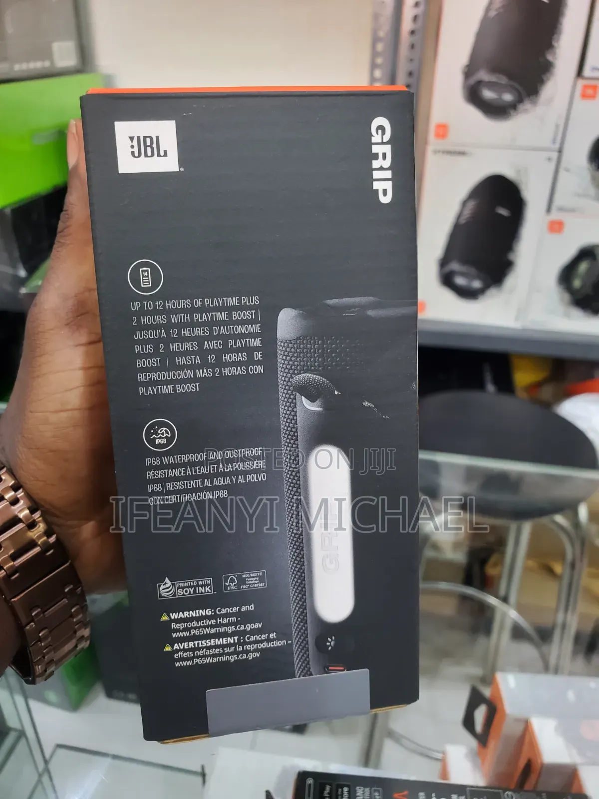 JBL Grip Portable Bluetooth Speaker