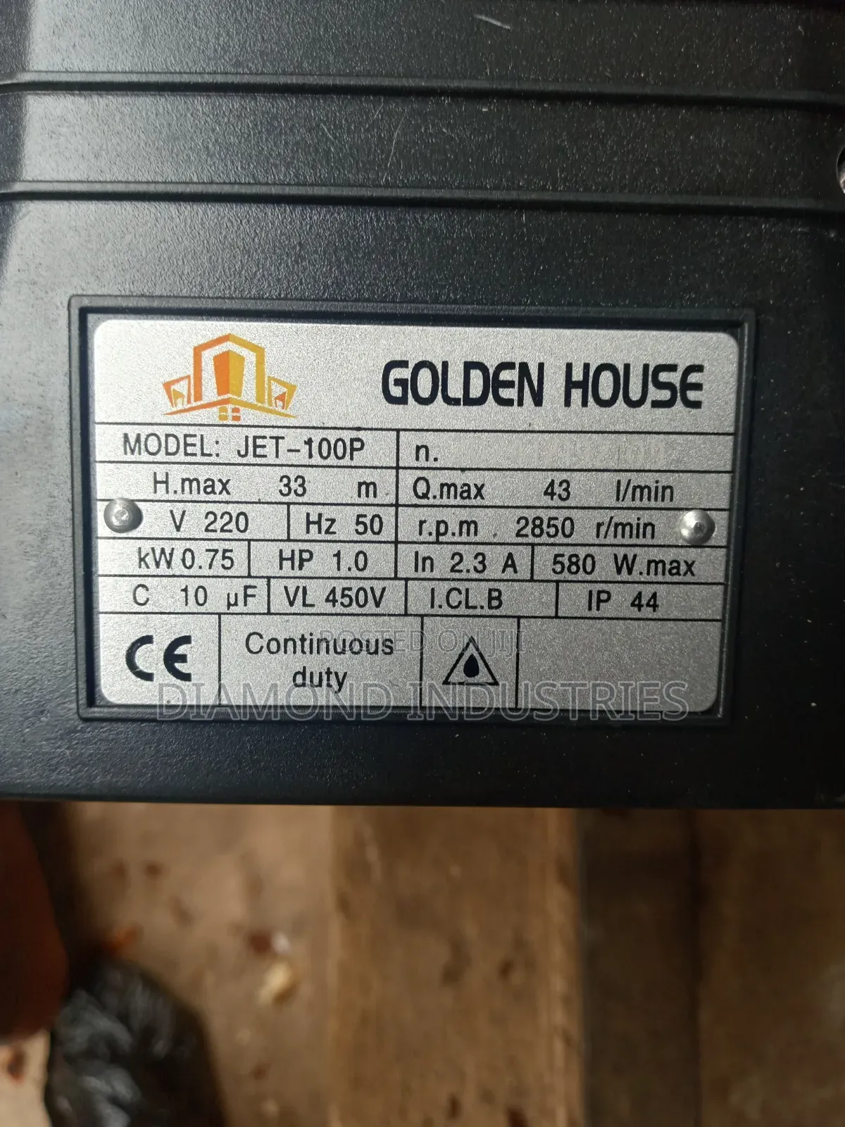 Water Pumping Machine