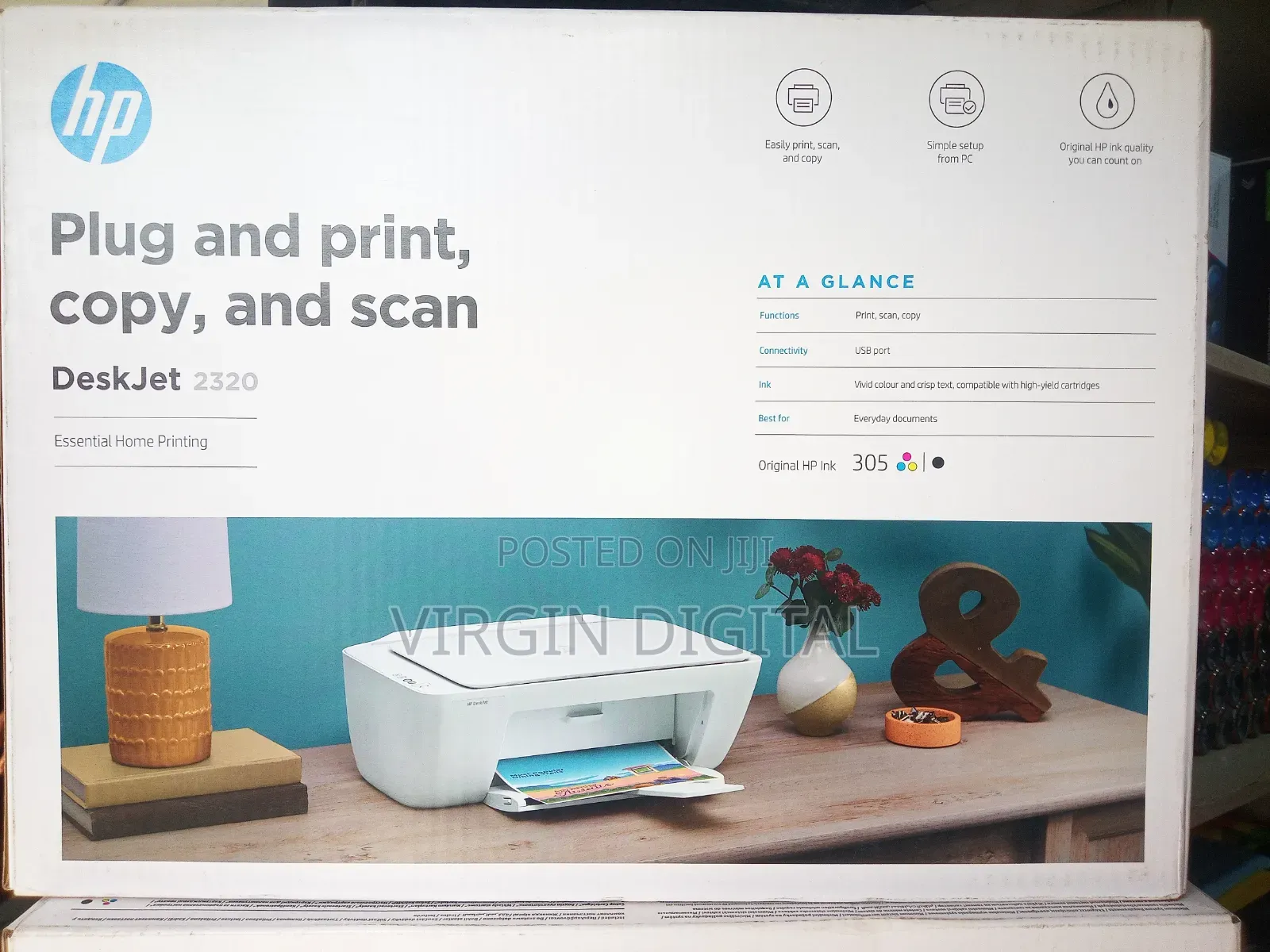 Hp Deskjet 2320 Printer Three in One,Print, Scan Copy