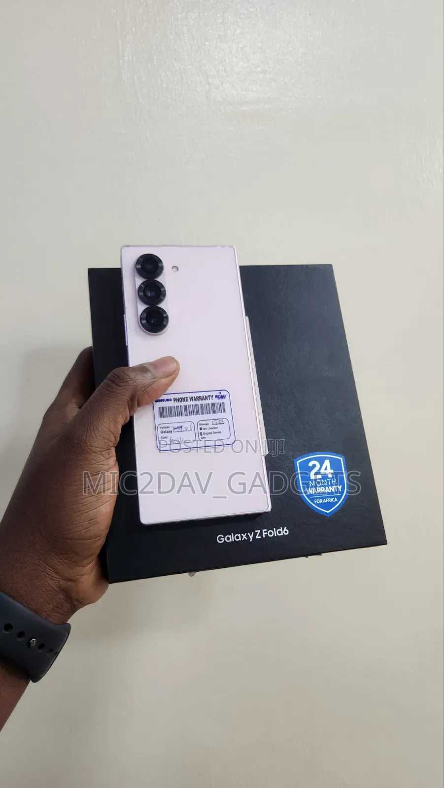 New Samsung Galaxy Z Fold6 1 TB Pink