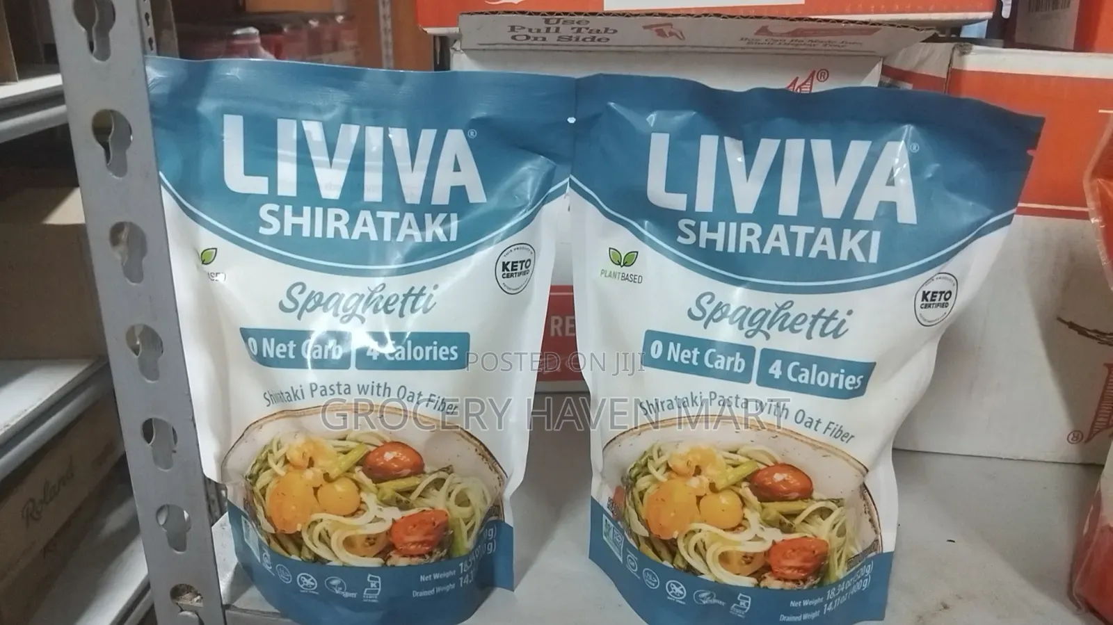 Liviva Shirataki Spaghetti With Oat Fiber 1×6×520g