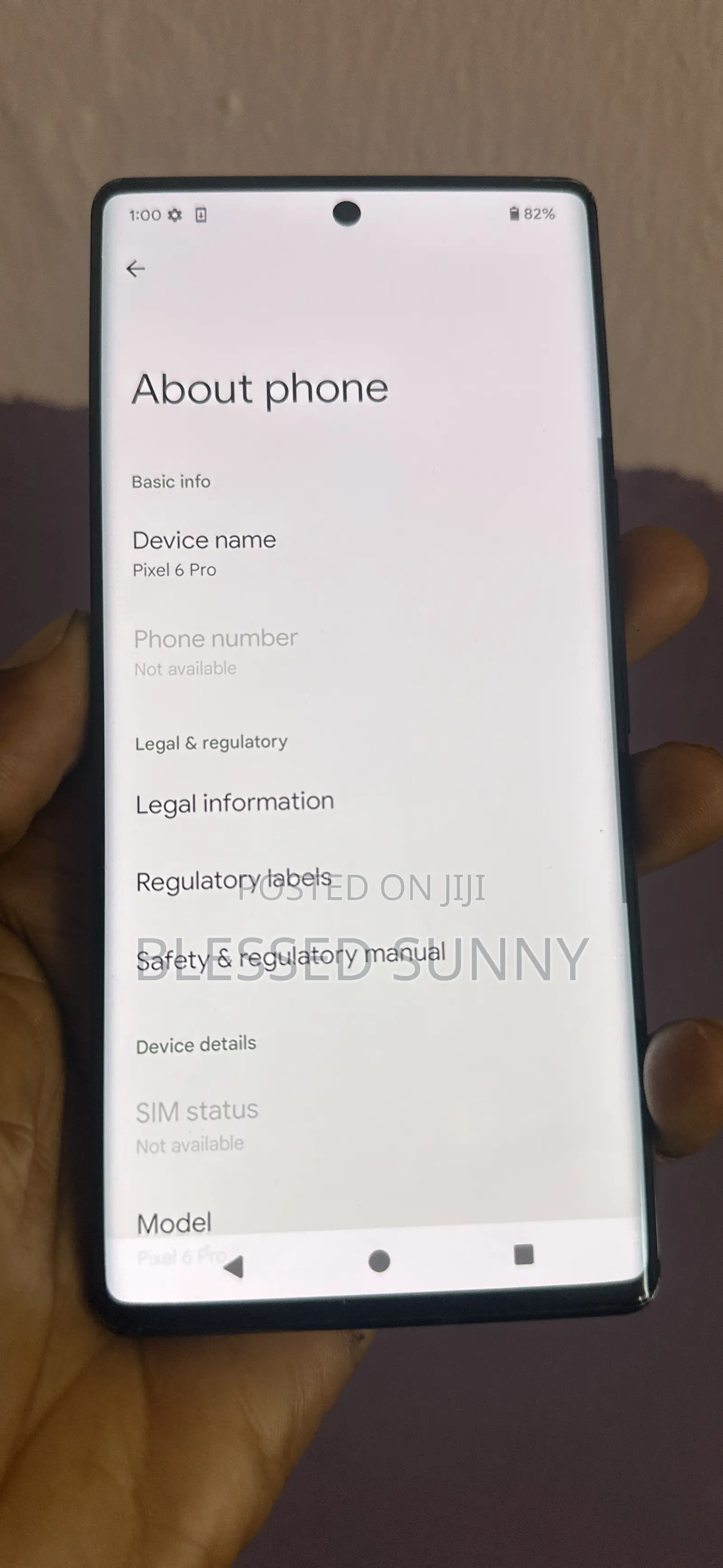 Google Pixel 6 Pro 128 GB Black