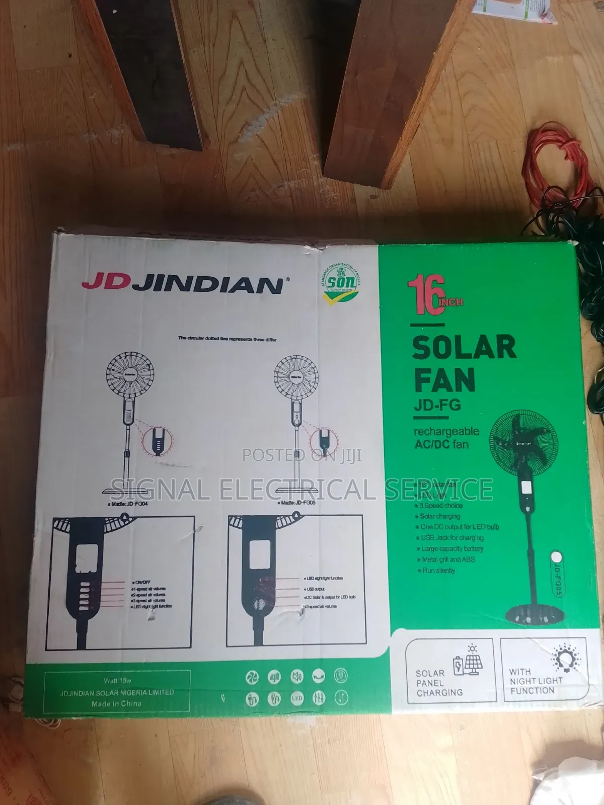 Solar Standing Fan