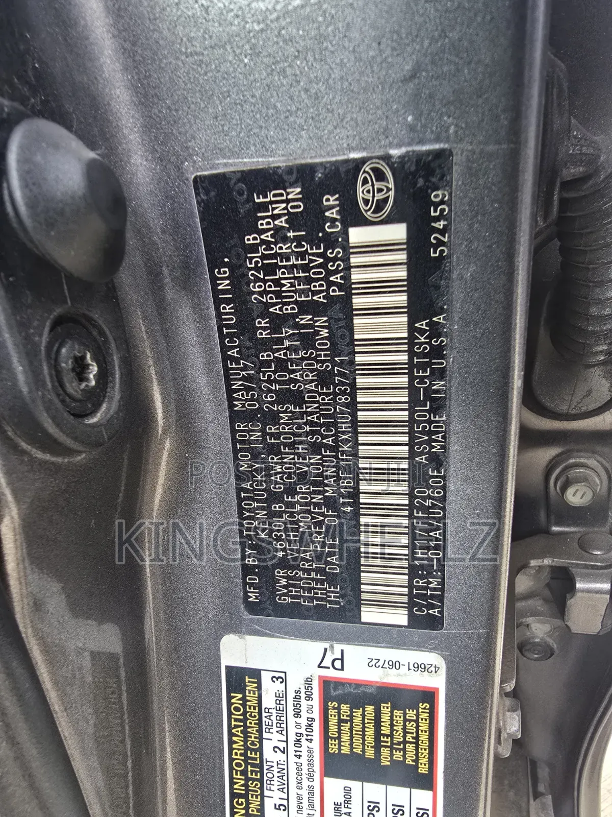 Toyota Camry SE 4dr Sedan (2.5L 4cyl 6A) 2017 Gray