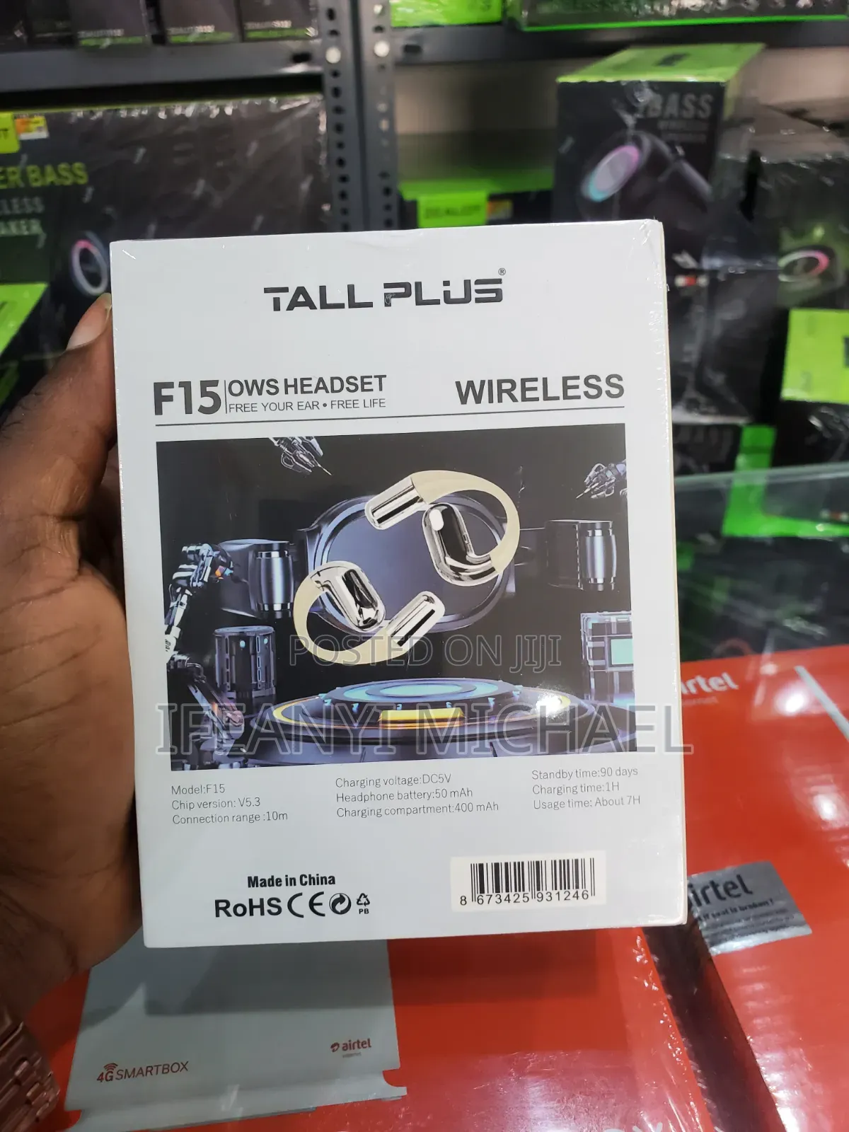 Tall Plus F15 Ows Headphones