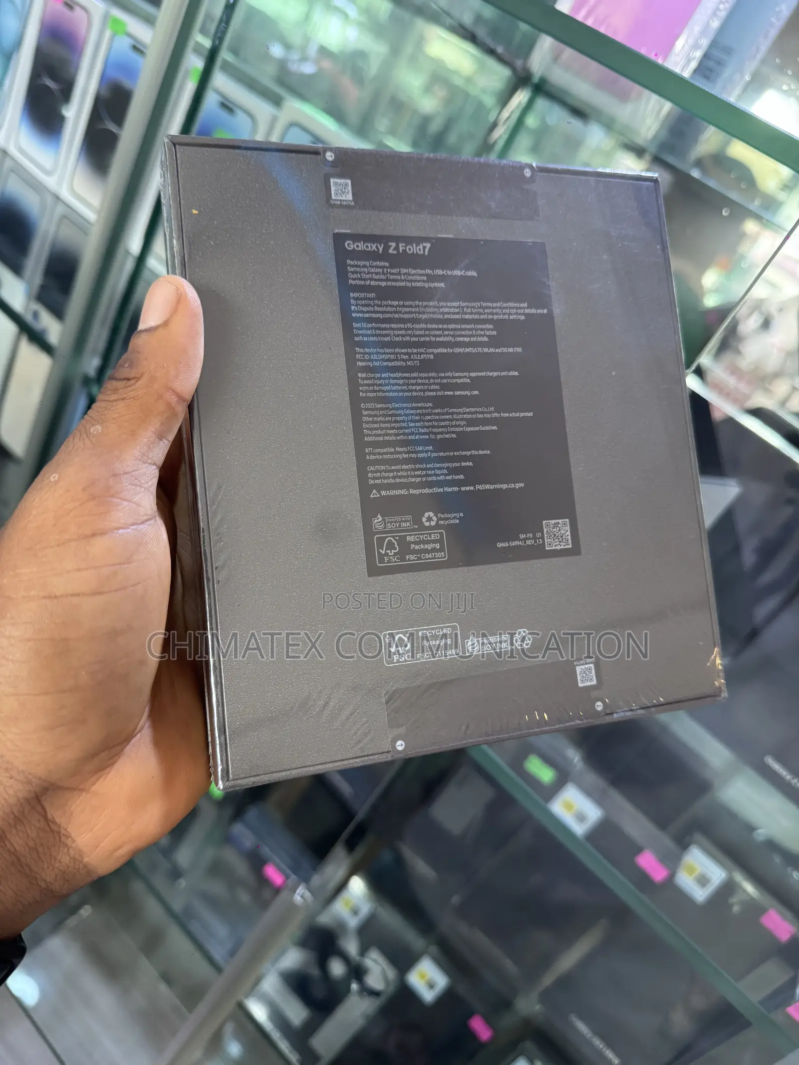 New Samsung Galaxy Z Fold7 256 GB Black