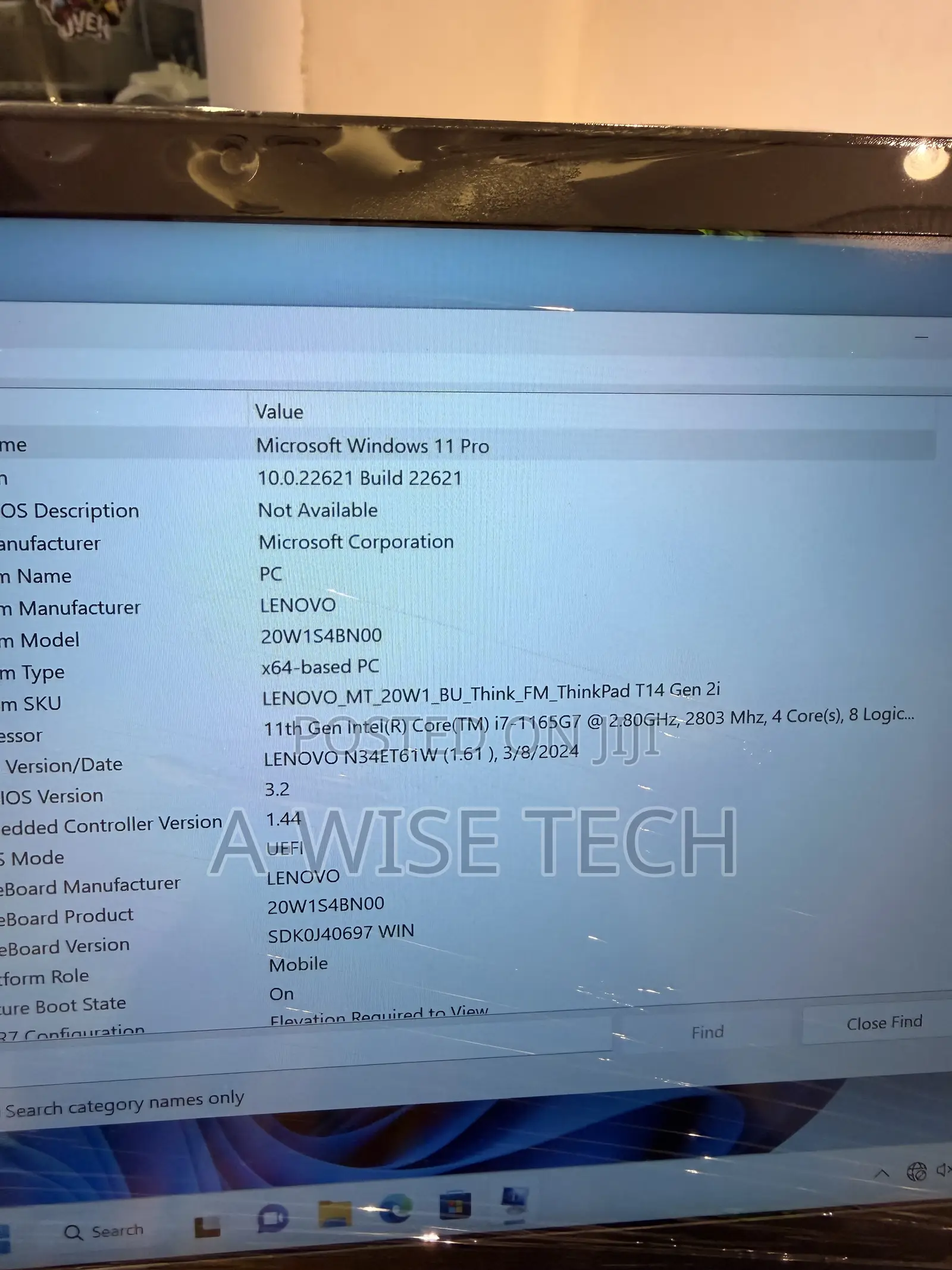 Laptop Lenovo ThinkPad T14 G2 16GB Intel Core i7 SSD 512GB
