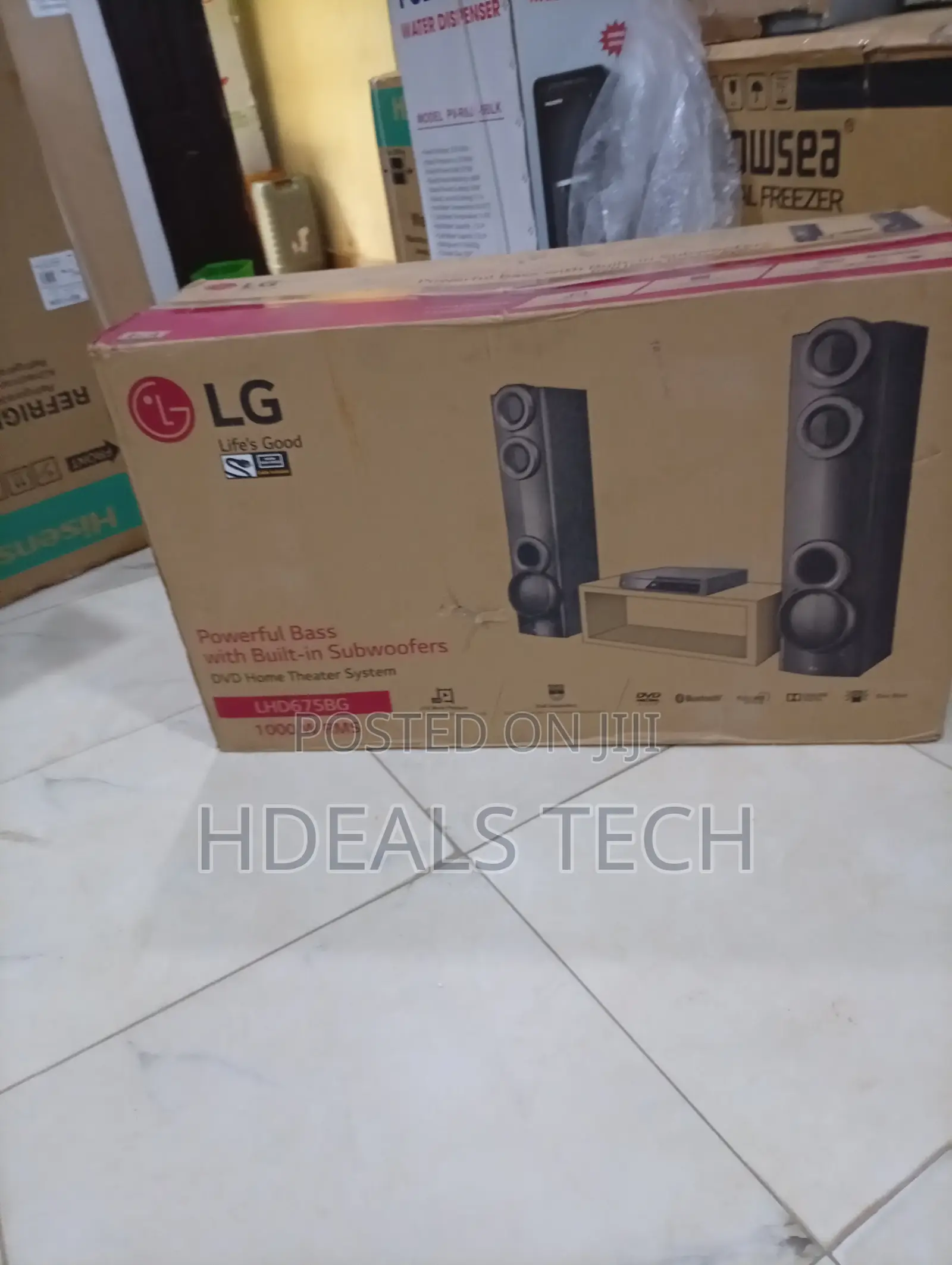 High-Performance Lg DVD Home Theater System With Dual Subwoofers