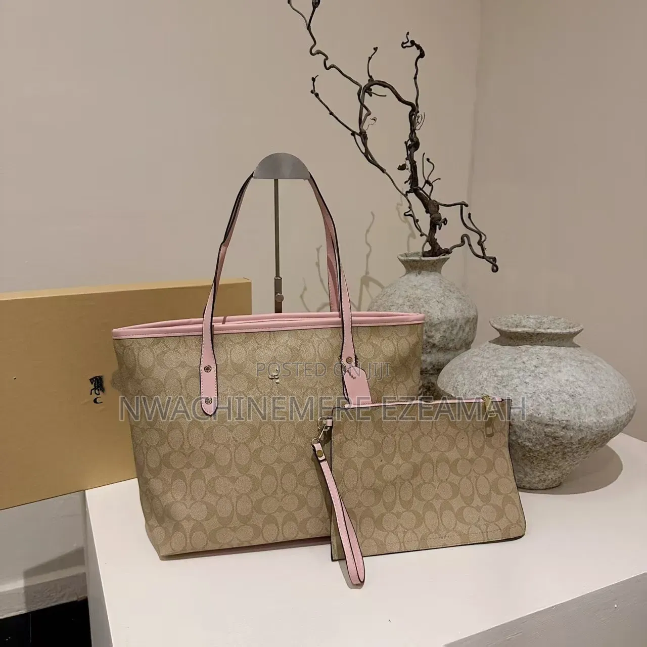 Premium Extra-large Elegant Women Set Shoulder Handbag, Office Bag