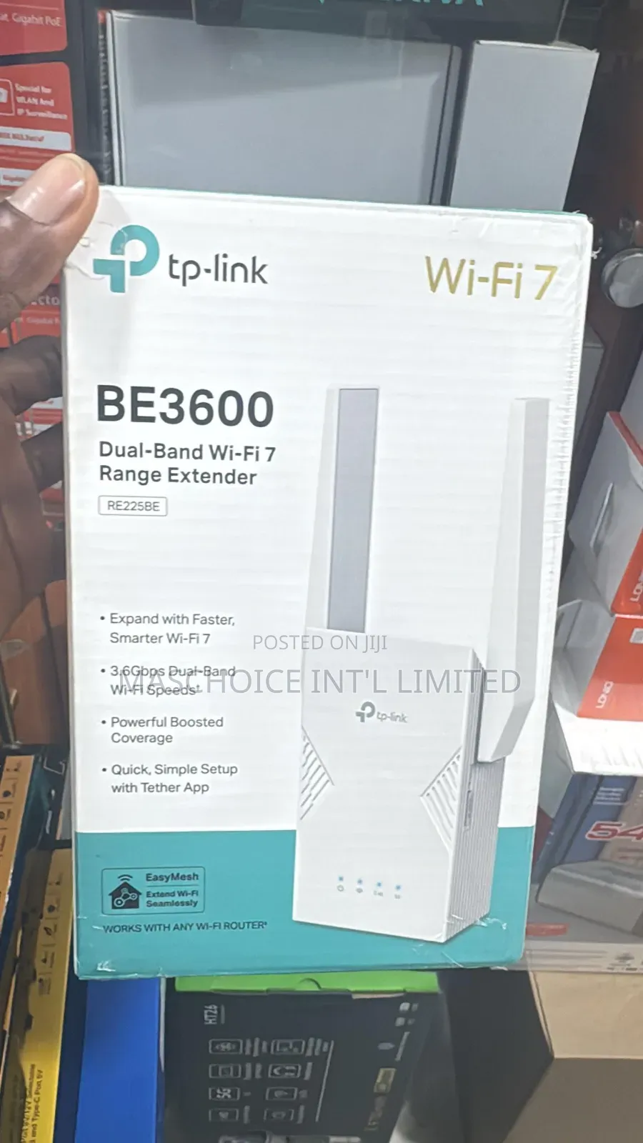 Tp-Link Re225be (Be3600 Dual-Band Wi-Fi 7 Range Extender)