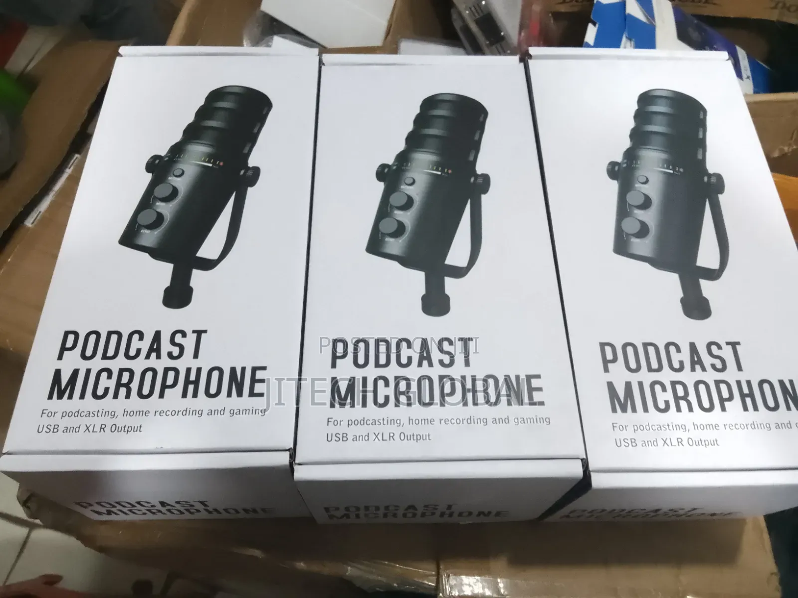 Professional USB Microphone and Boom Studio Recording Podcast Mic