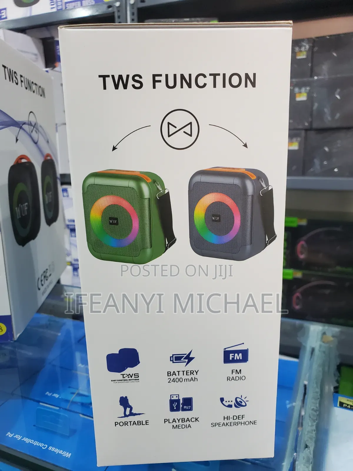 Wuf W56 30w Portable Wireless Bluetooth Speaker With Radio