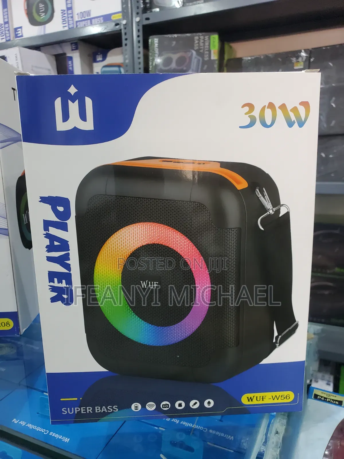 Wuf W56 30w Portable Wireless Bluetooth Speaker With Radio