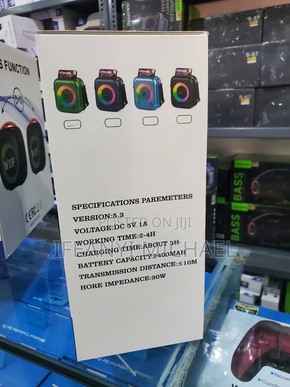 Wuf W56 30w Portable Wireless Bluetooth Speaker With Radio