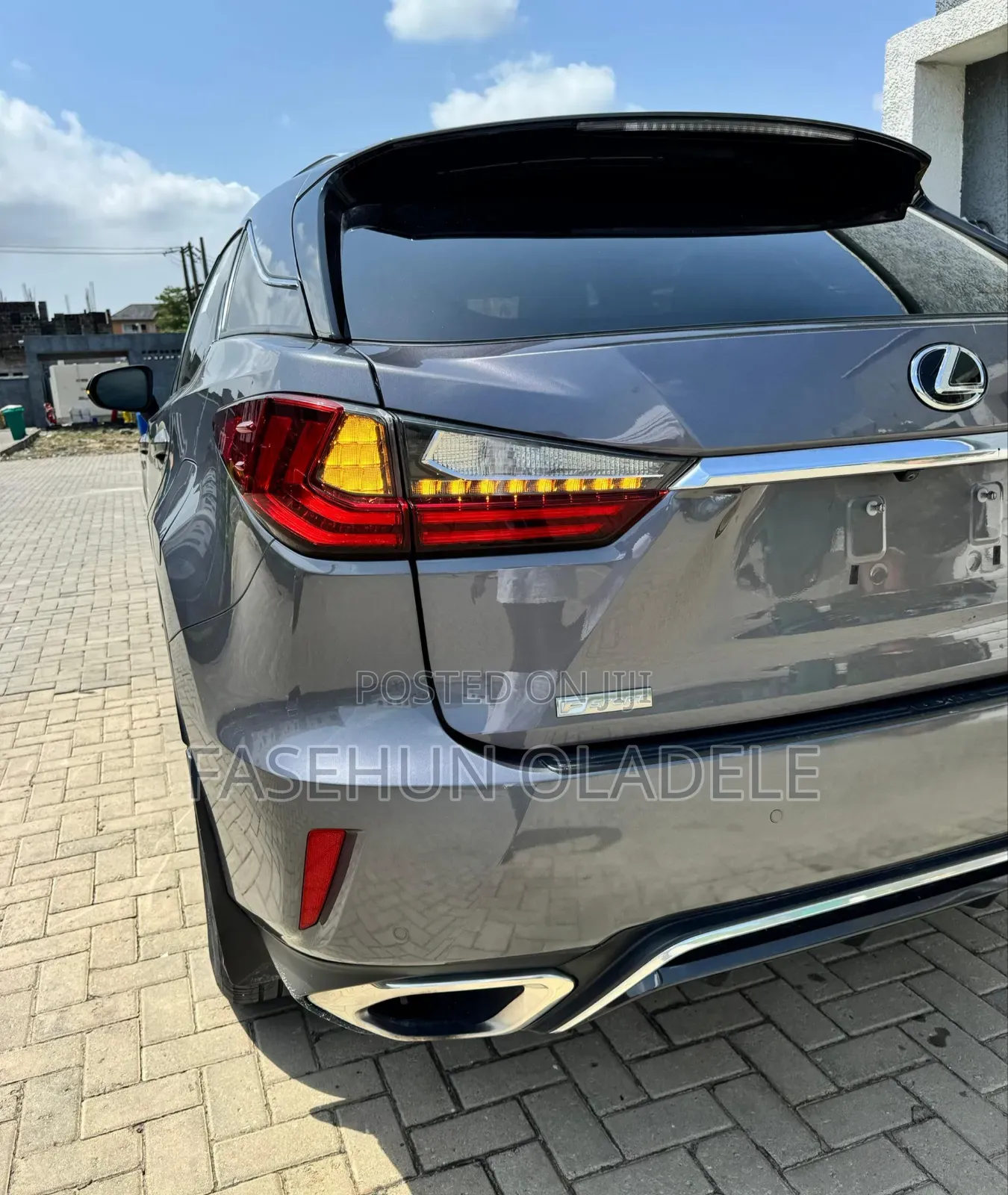 Lexus RX 350 F Sport FWD 2018 Gray
