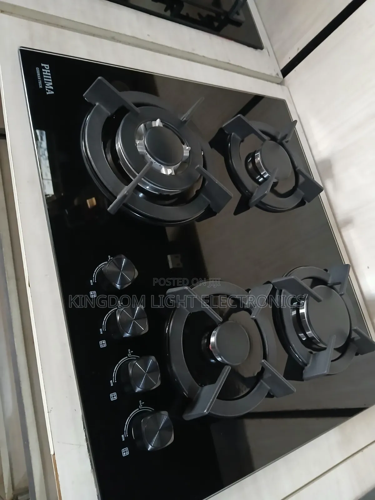 Phima Inbuilt 60x60cm 4 Burners Gas Cooker  Copper