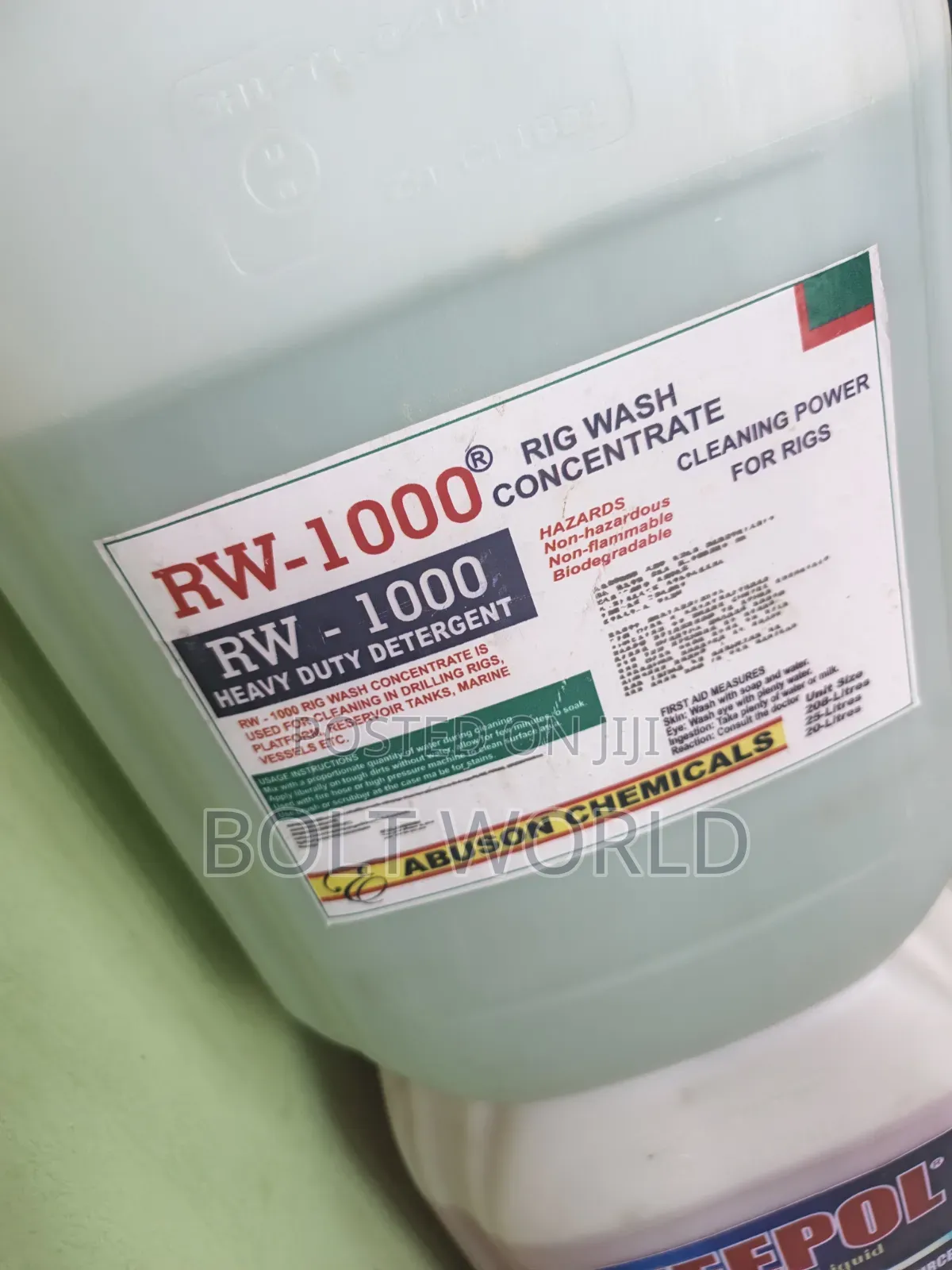 Rig Wash Detergent for Industrial Use