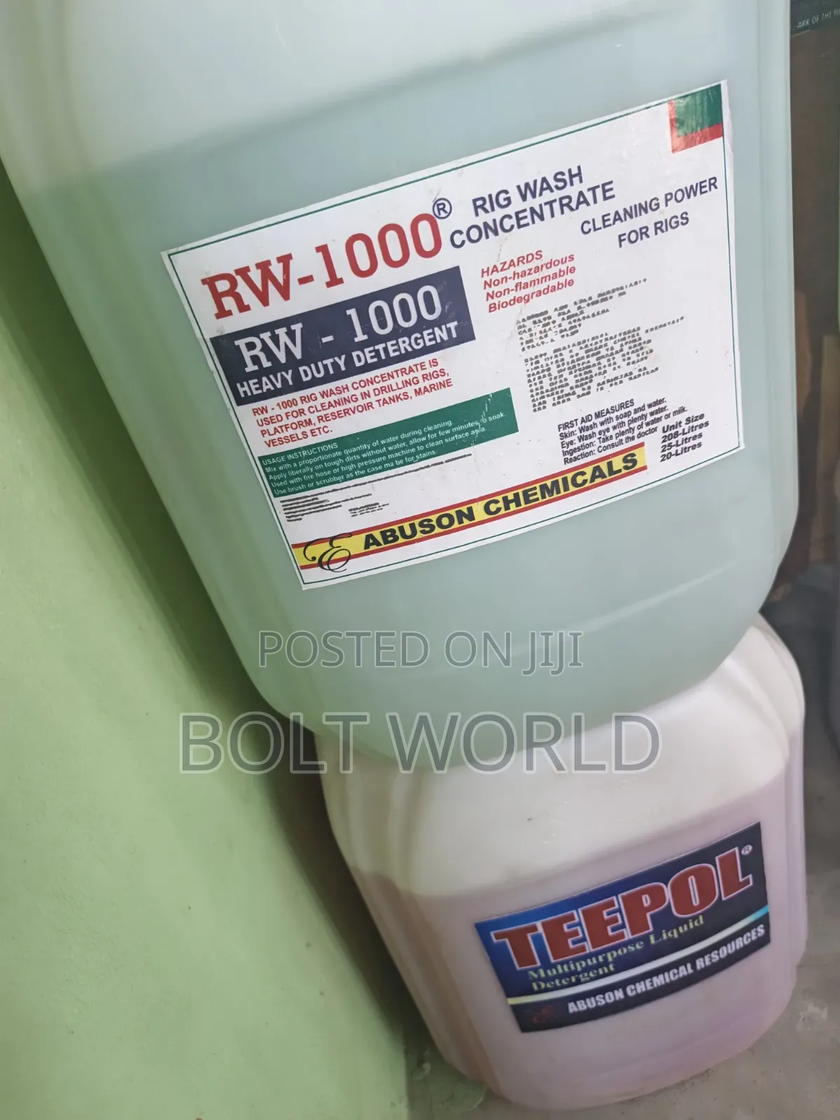 Rig Wash Detergent for Industrial Use
