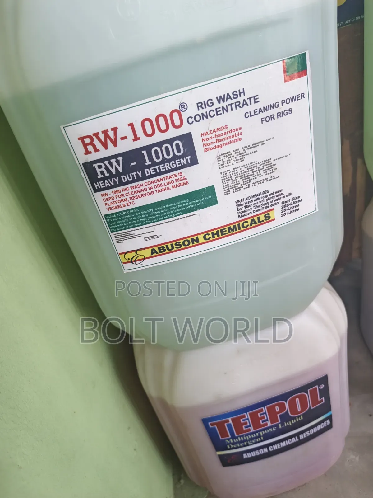 Rig Wash Detergent for Industrial Use