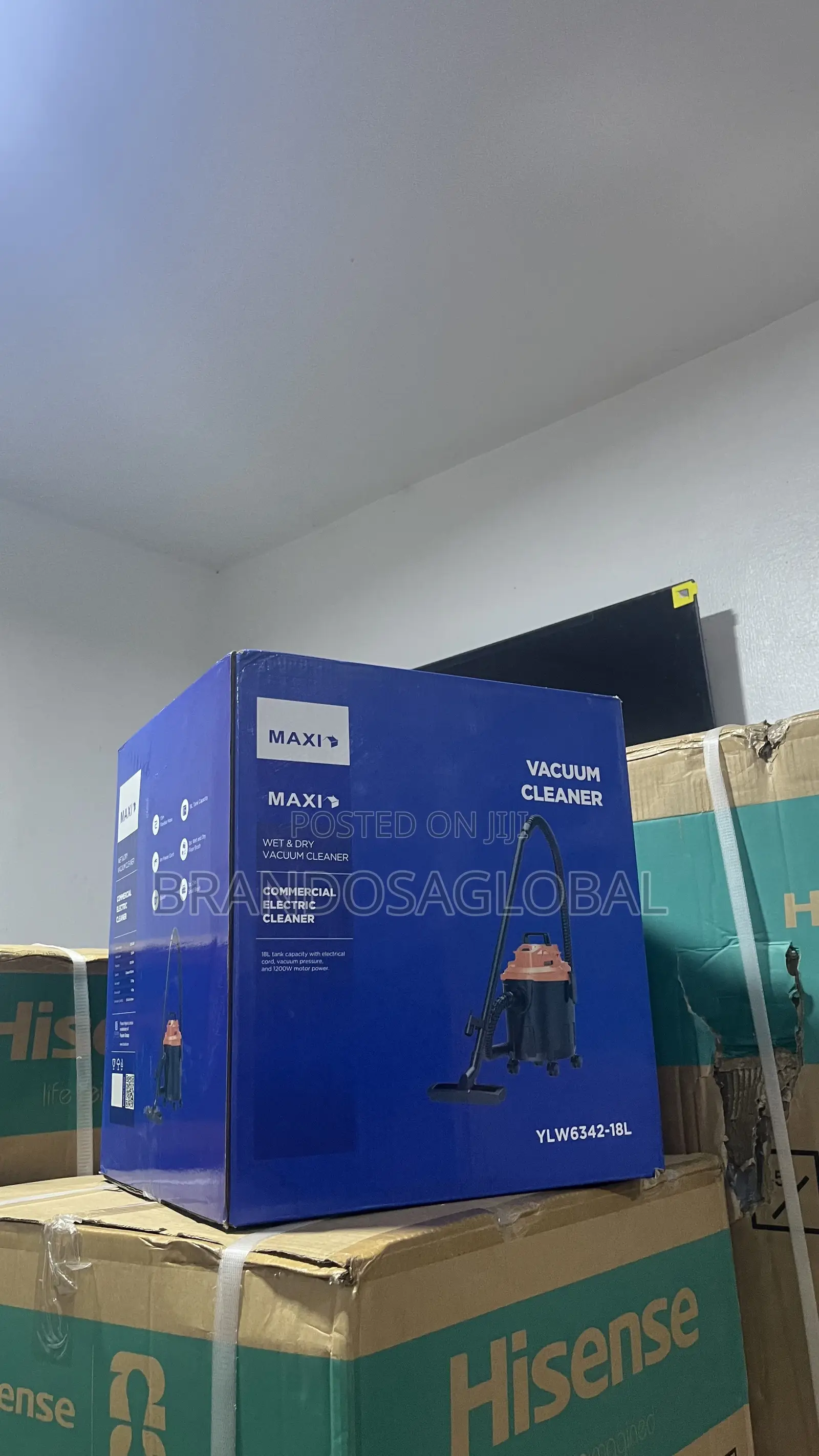 Maxi Vacuum Cleaner Ylw6342-18l – Reliable Wet Dry Vacuum Machine