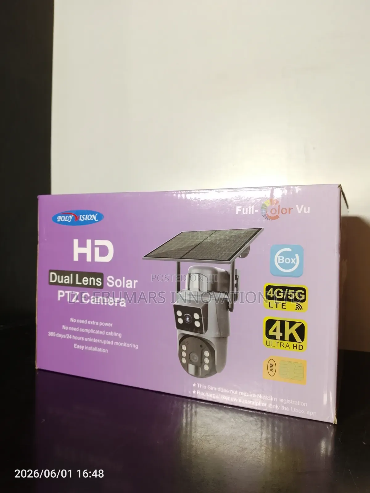 4g Dual Lens Solar PTZ Camera