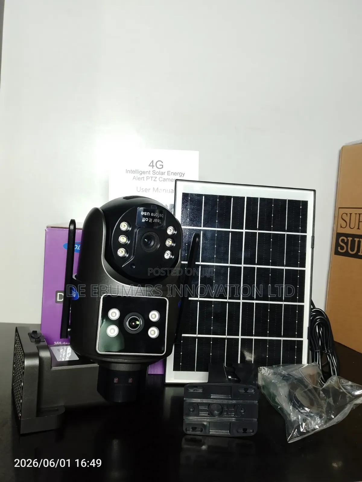 4g Dual Lens Solar PTZ Camera