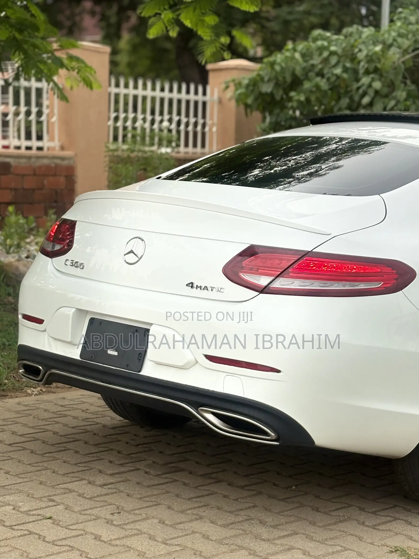 Mercedes-Benz C300 Base 4Matic Coupe AWD (2.0L 4cyl 7A) 2017 White